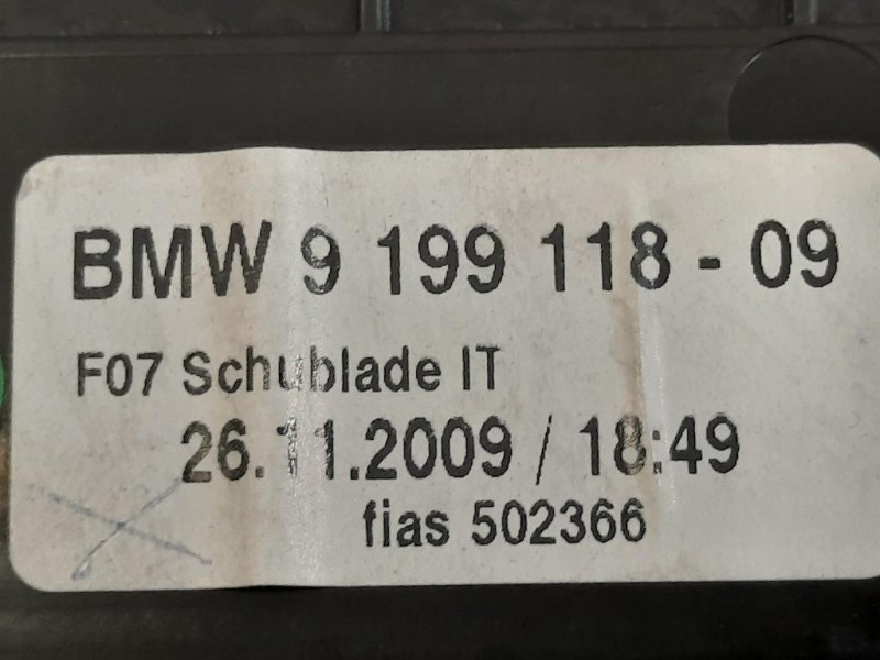 VANO Portaoggetti Console Centrale ANT 5145 9199118 VANO PORTAGGETI Bmw Serie 5 F07 GT 2010