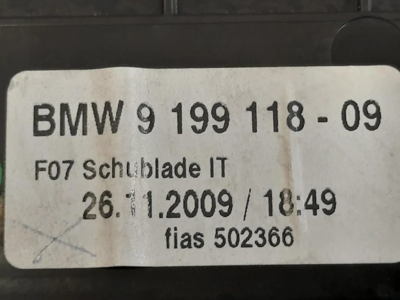 VANO Portaoggetti Console Centrale ANT 5145 9199118 VANO PORTAGGETI Bmw Serie 5 F07 GT 2010