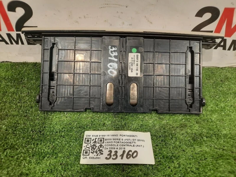 VANO Portaoggetti Console Centrale ANT 5145 9199118 VANO PORTAGGETI Bmw Serie 5 F07 GT 2010