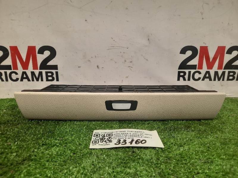 VANO Portaoggetti Console Centrale ANT 5145 9199118 VANO PORTAGGETI Bmw Serie 5 F07 GT 2010