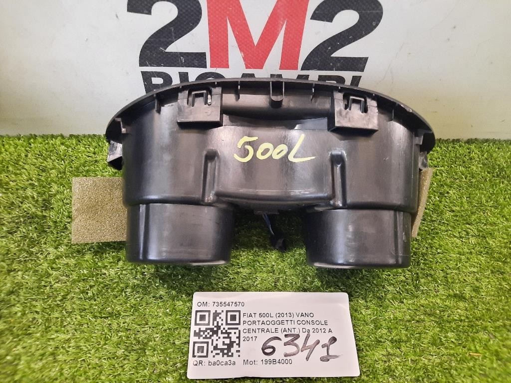VANO Portaoggetti Console Centrale ANT 735547570 Fiat 500L 2013
