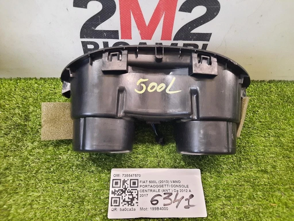 VANO Portaoggetti Console Centrale ANT 735547570 Fiat 500L 2013
