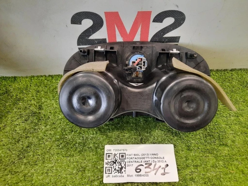 VANO Portaoggetti Console Centrale ANT 735547570 Fiat 500L 2013