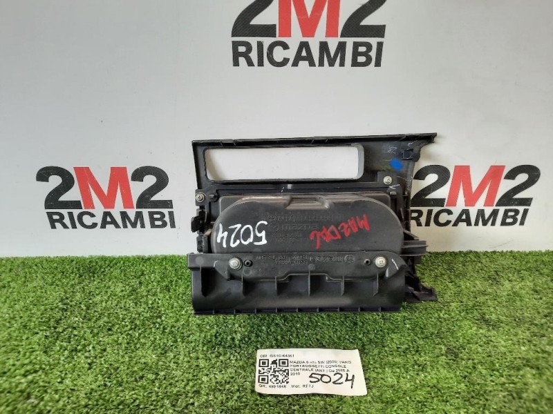 VANO Portaoggetti Console Centrale ANT GS1D-64361 Mazda 6 II SW 2008