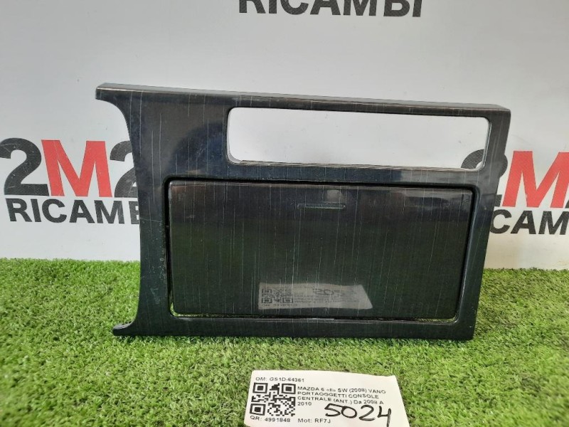 VANO Portaoggetti Console Centrale ANT GS1D-64361 Mazda 6 II SW 2008