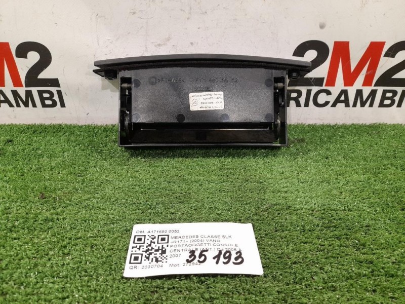 VANO Portaoggetti Console Centrale ANT A171680 0052 Mercedes Classe SLK R171 2004