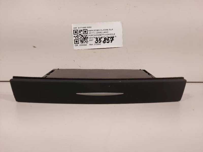 VANO Portaoggetti Console Centrale ANT A1716800052 Mercedes Classe SLK R171 2004
