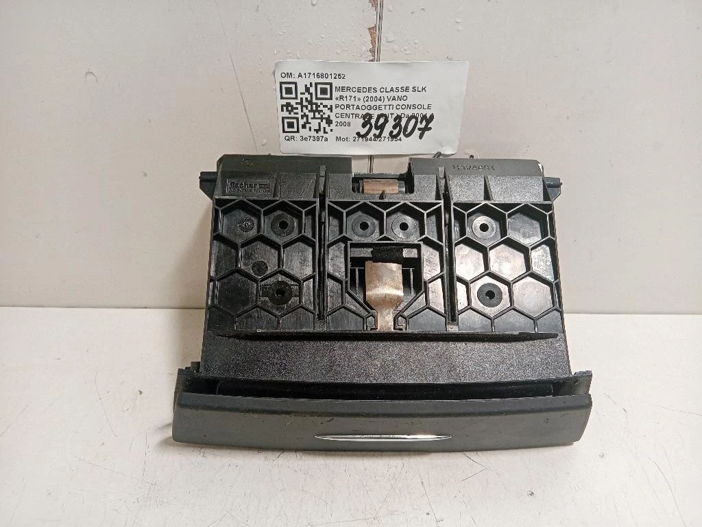 VANO Portaoggetti Console Centrale ANT A1716801252 Mercedes Classe SLK R171 2004