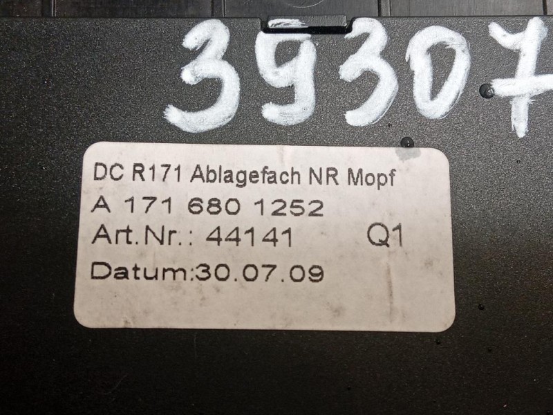 VANO Portaoggetti Console Centrale ANT A1716801252 Mercedes Classe SLK R171 2004