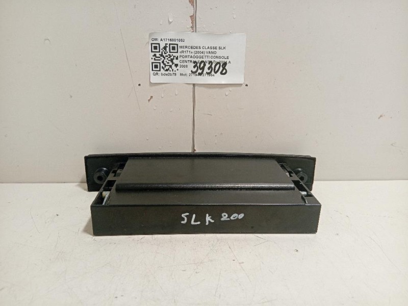 VANO Portaoggetti Console Centrale ANT A1716801052 Mercedes Classe SLK R171 2004