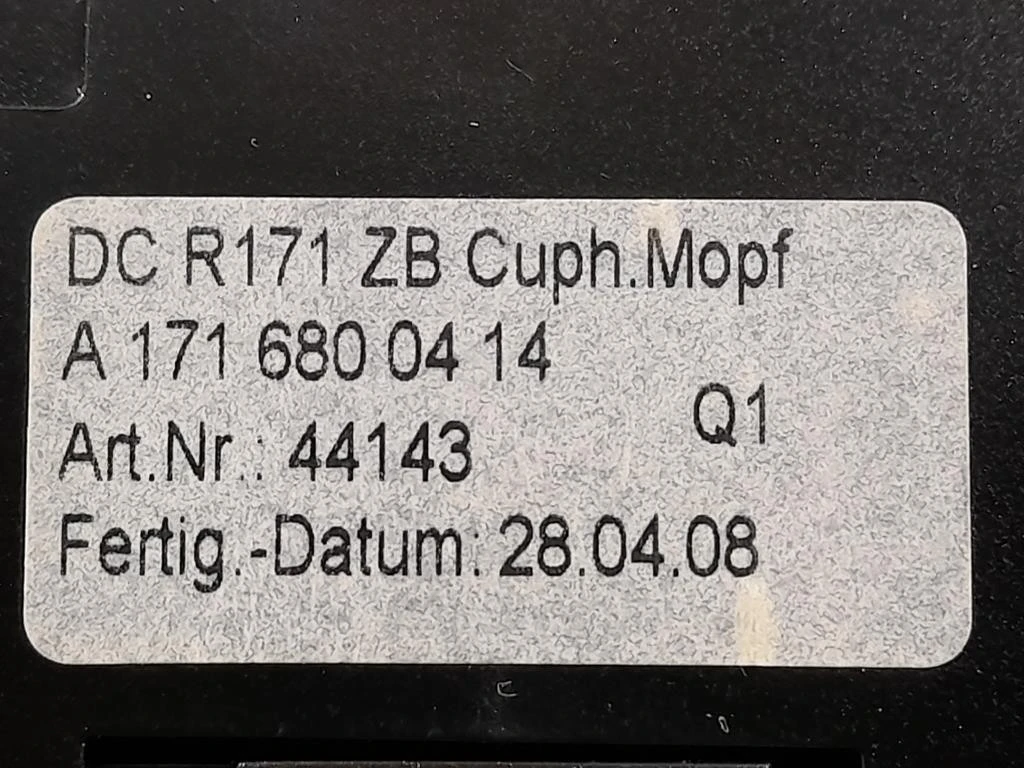 VANO Portaoggetti Console Centrale ANT A171680 0052 Mercedes Classe SLK R171 2008