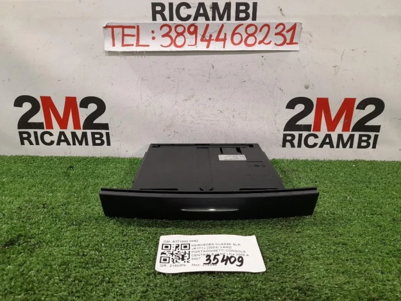 VANO Portaoggetti Console Centrale ANT A171680 0052 Mercedes Classe SLK R171 2008