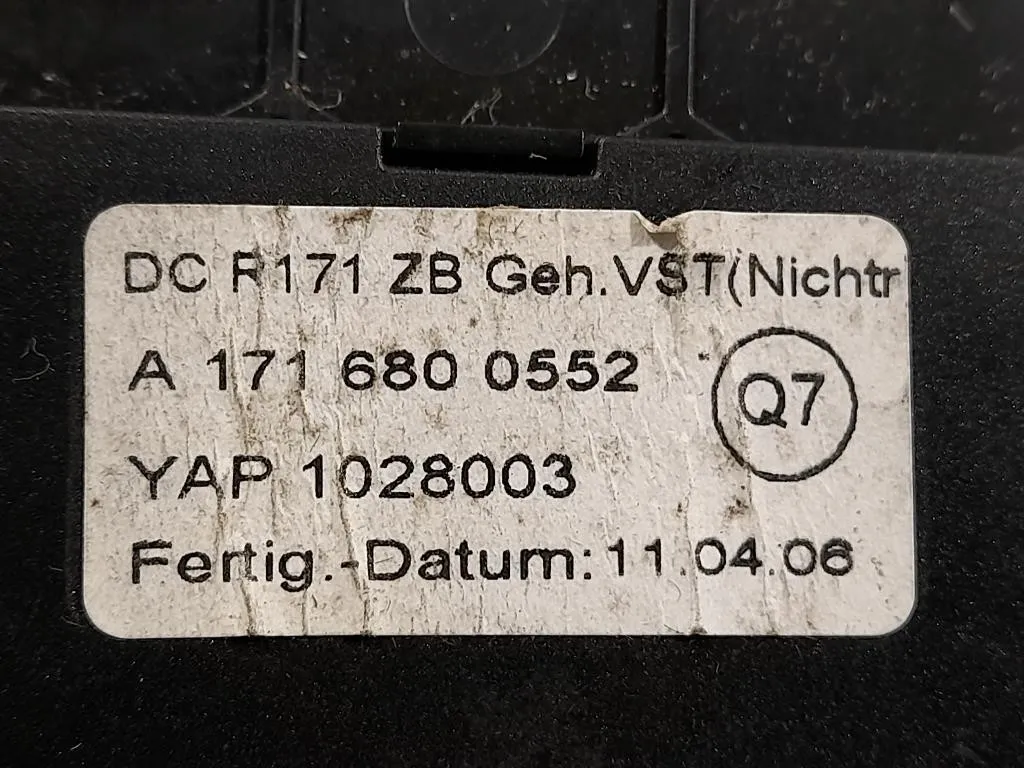 VANO Portaoggetti Cruscotto INF A1716800552 Mercedes Classe SLK R171 2004