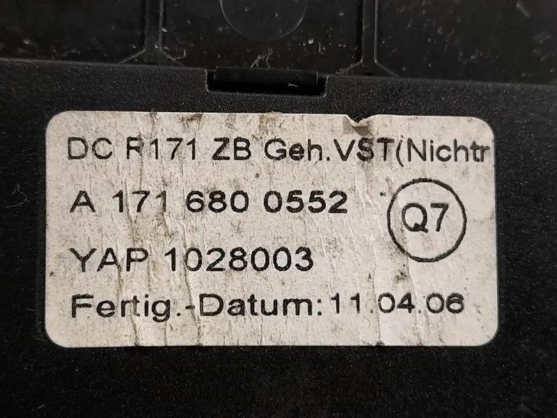 VANO Portaoggetti Cruscotto INF A1716800552 Mercedes Classe SLK R171 2004