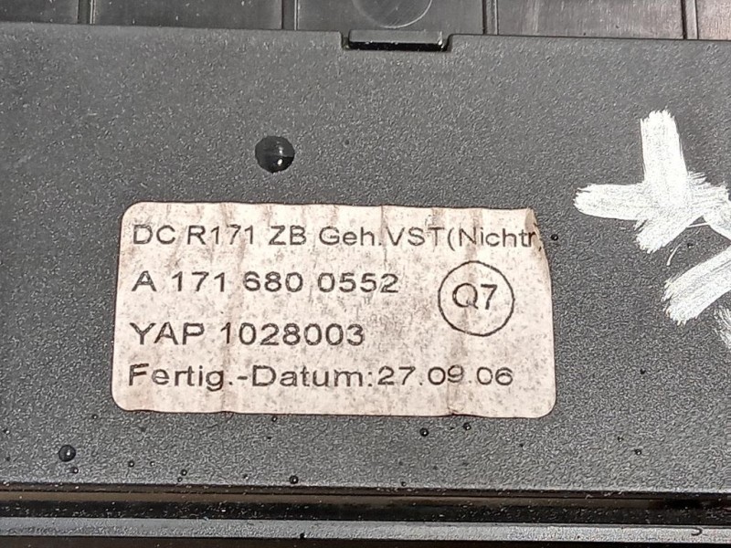 VANO Portaoggetti Cruscotto INF A1716800552 Mercedes Classe SLK R171 2008