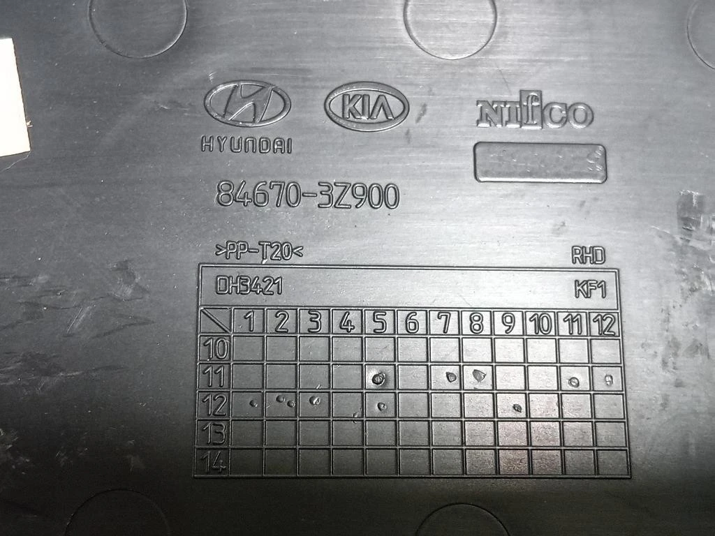 VANO Portaoggetti Cruscotto Centrale 84670-3Z900 Hyundai I40 CW 2012