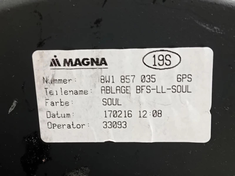 VANO Portaoggetti Cruscotto DX 8W1 857 035 Audi A4 8W5 Avant 2015