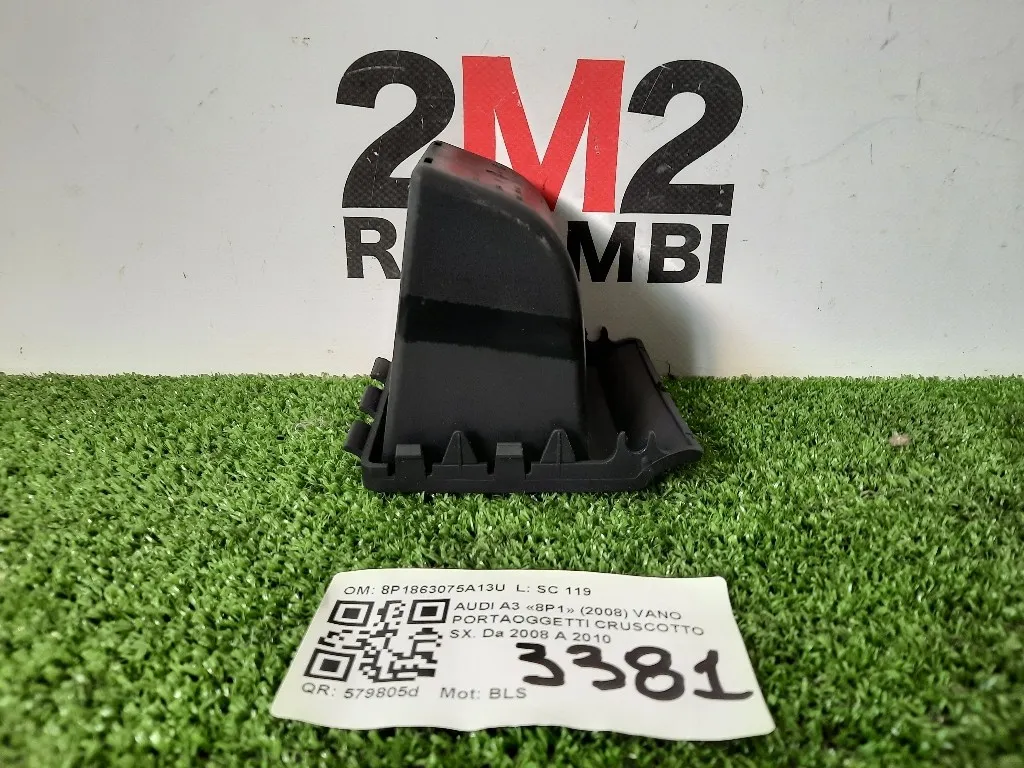 VANO Portaoggetti Cruscotto SX 8P1863075A13U Audi A3 8P1 2008