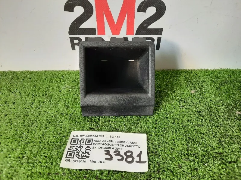 VANO Portaoggetti Cruscotto SX 8P1863075A13U Audi A3 8P1 2008
