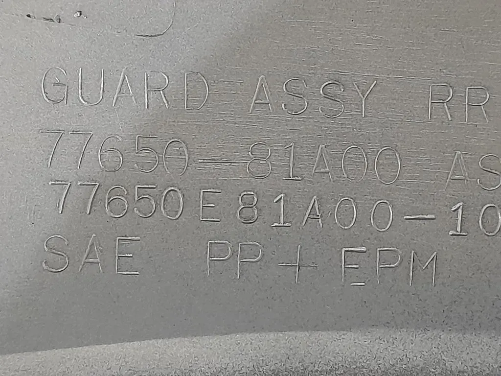 Parafango POST SX 7755091A00 Suzuki Jimny I 1999