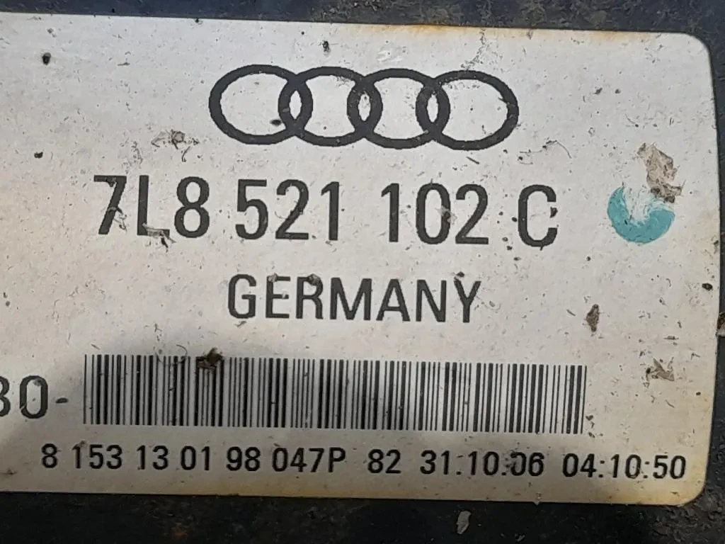 Paraolio Albero Cardanico 7L8521102C Audi Q7 4LB 2009