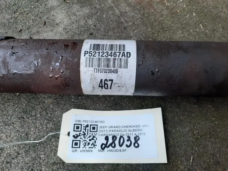 Paraolio Albero Cardanico P52123467AD Jeep Grand Cherokee IV 2011