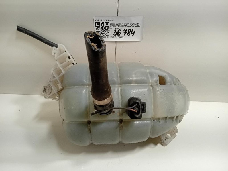 Vaschetta Acqua 17137609468 Bmw Serie 1 F20 Berlina 2012