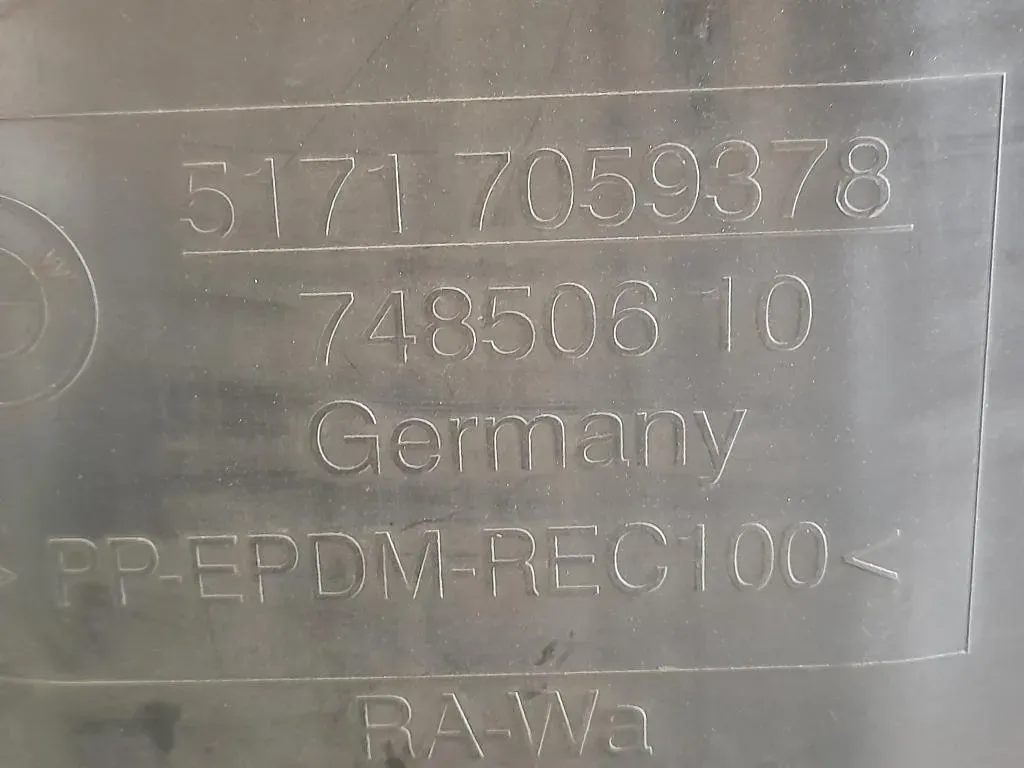 Parasassi Passaruota Interno ANT DX 7059378 Bmw Serie 3 E90 Berlina 2005