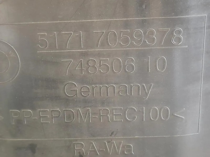 Parasassi Passaruota Interno ANT DX 7059378 Bmw Serie 3 E90 Berlina 2005