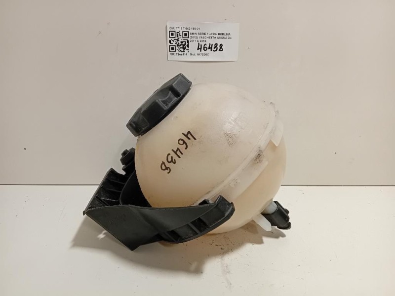 Vaschetta Acqua 1713 7 642 159 01 Bmw Serie 1 F20 Berlina 2012