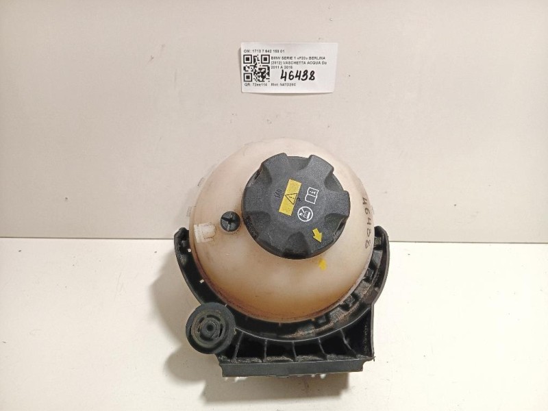 Vaschetta Acqua 1713 7 642 159 01 Bmw Serie 1 F20 Berlina 2012