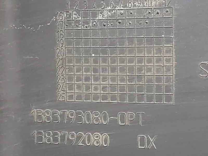 Parasassi Passaruota Interno ANT DX 138372080 Citroen Jumper III 2014