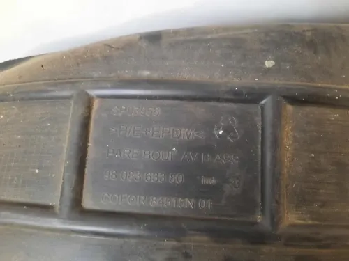 Parasassi Passaruota Interno ANT DX 9808363380 Citroen Jumpy IV 2016