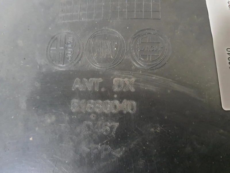 Parasassi Passaruota Interno ANT DX 51886040 Fiat 500L 2013