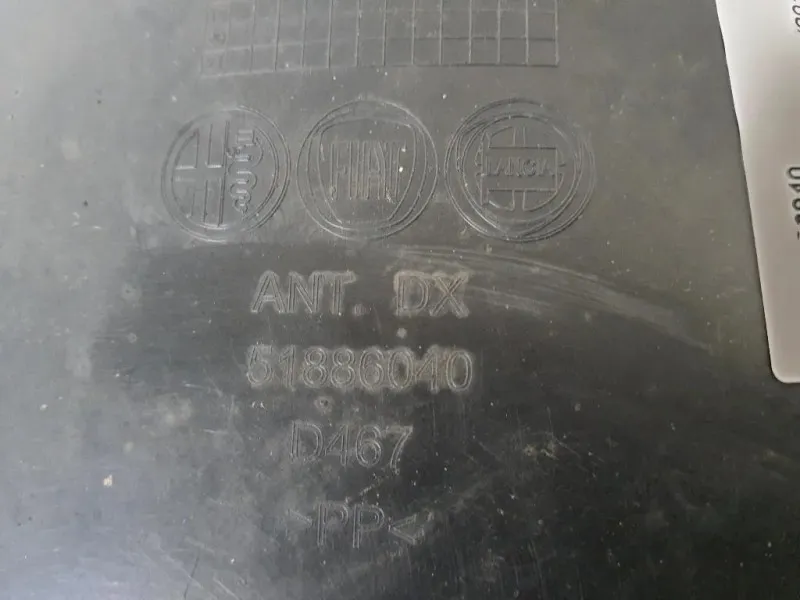Parasassi Passaruota Interno ANT DX 51886040 Fiat 500L 2013