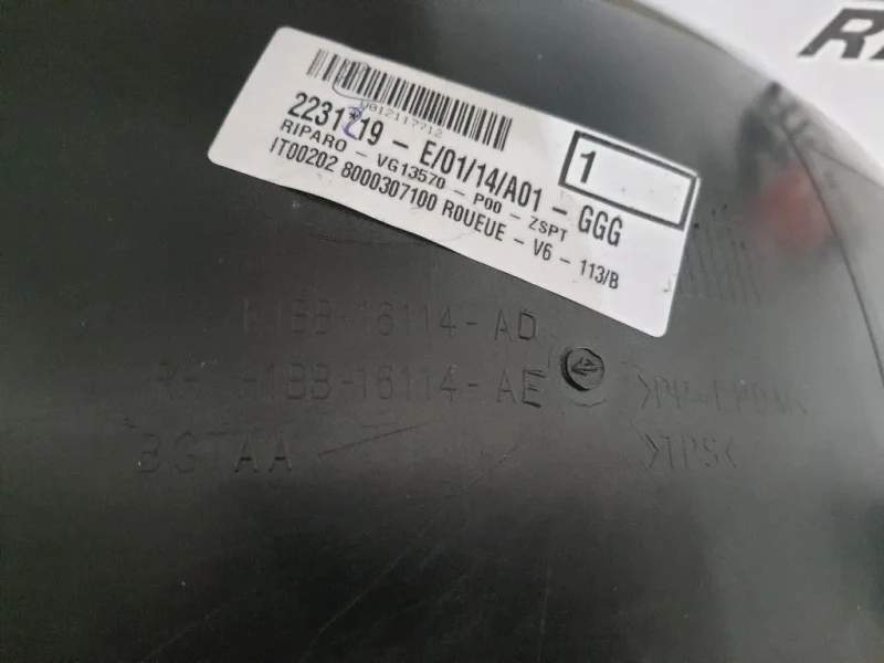 Parasassi Passaruota Interno ANT DX 2231219 Ford Fiesta VII 2017