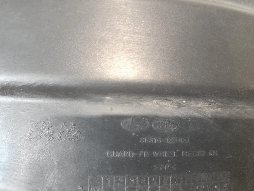 Parasassi Passaruota Interno ANT DX 868160X000 Hyundai I10 I 2008