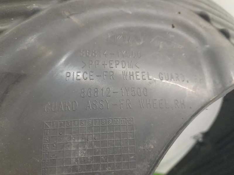 Parasassi Passaruota Interno ANT DX 868121Y500 Kia Picanto III 2011