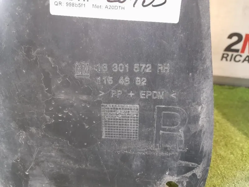 Parasassi Passaruota Interno ANT DX 13301572 Opel Zafira C 2012