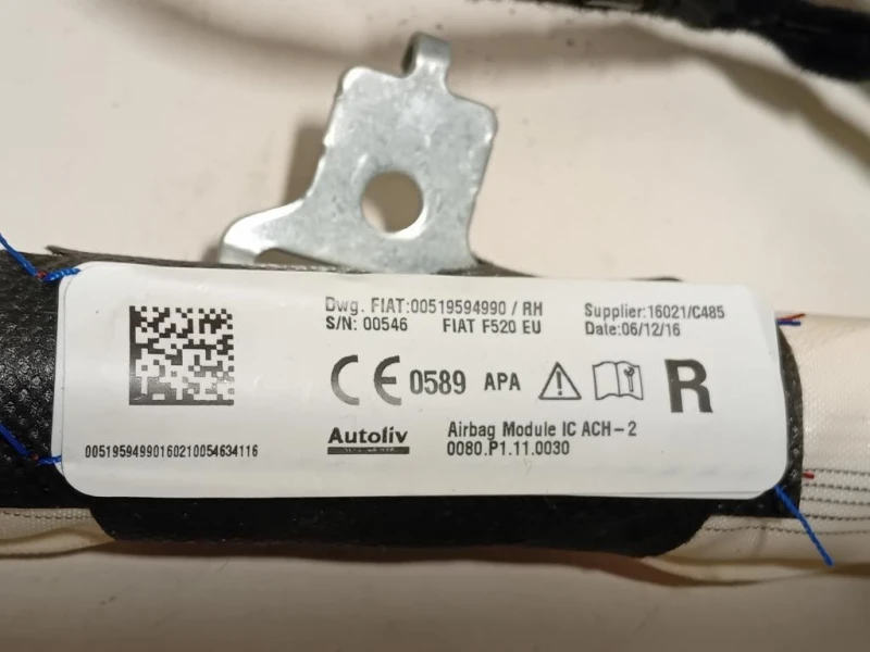 Air-bag A Tendina DX 519594990 Jeep Renegade 2015