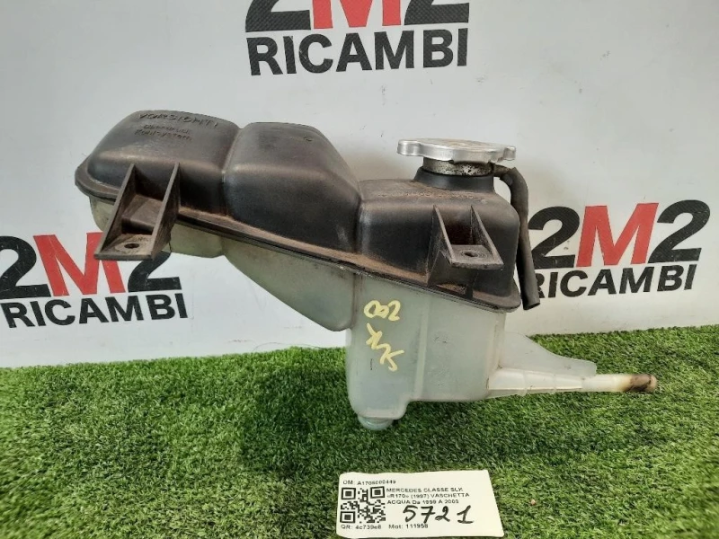 Vaschetta Acqua A1705000449 Mercedes Classe SLK R170 1997