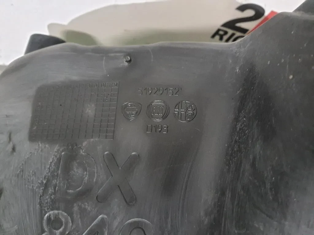 Parasassi Passaruota Interno POST DX 51929152 Lancia Ypsilon III 2011