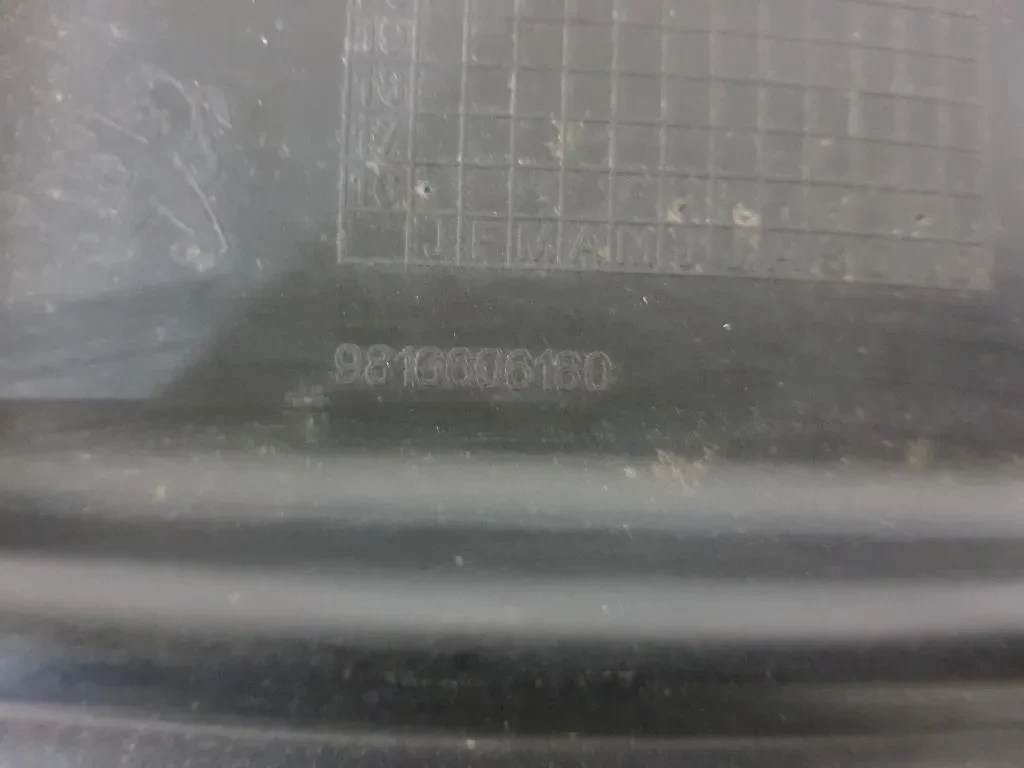 Parasassi Passaruota Interno POST SX 9816606180 Peugeot 5008 II 2017