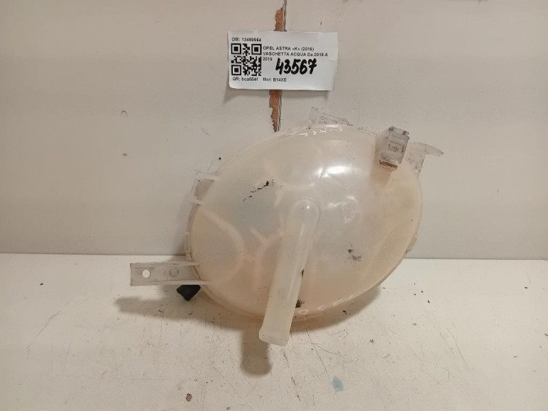 Vaschetta Acqua 13459964 Opel Astra K 2016