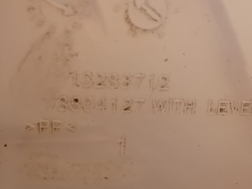 Vaschetta Acqua 13283712 Opel Zafira C 2012