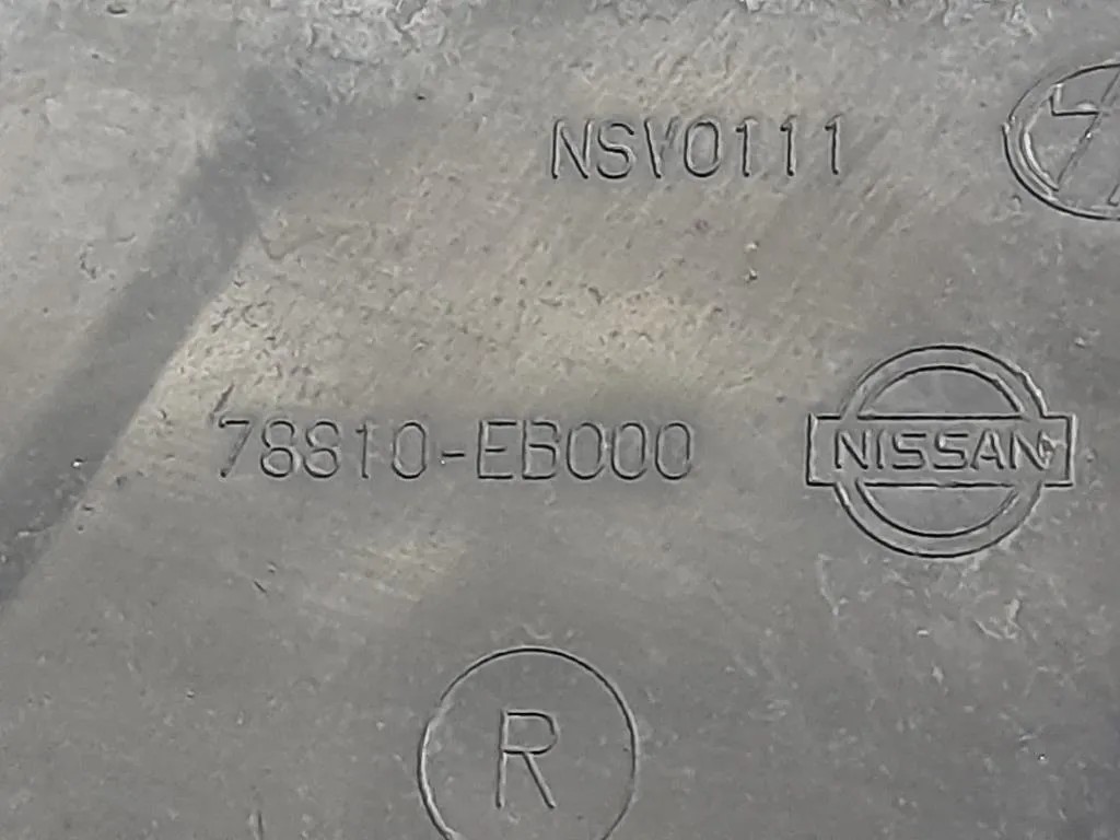 Paraspruzzi Parafango POST DX 78810-EB000 Nissan Navara 2010