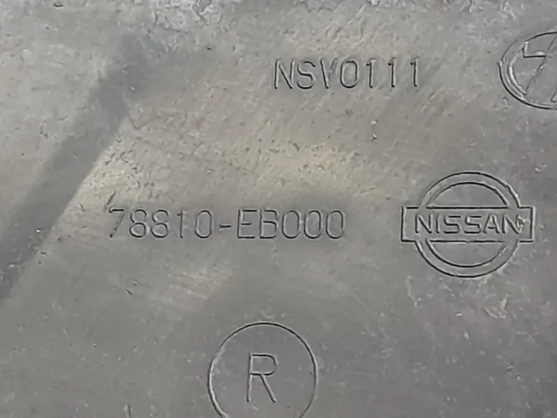 Paraspruzzi Parafango POST DX 78810-EB000 Nissan Navara 2010