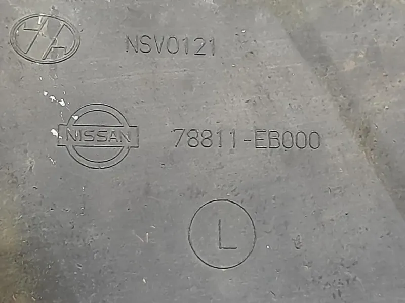 Paraspruzzi Parafango POST SX 78811-EB000 Nissan Navara 2010