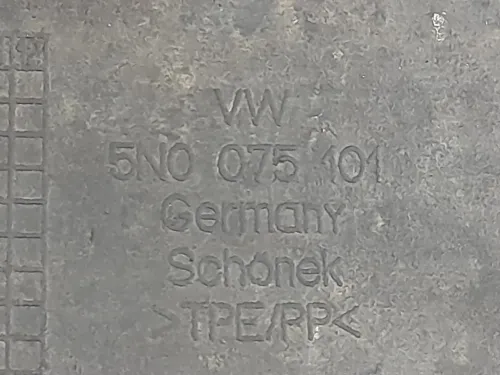 Paraspruzzi Parafango POST SX 5N0075101 Volkswagen Tiguan I 2008