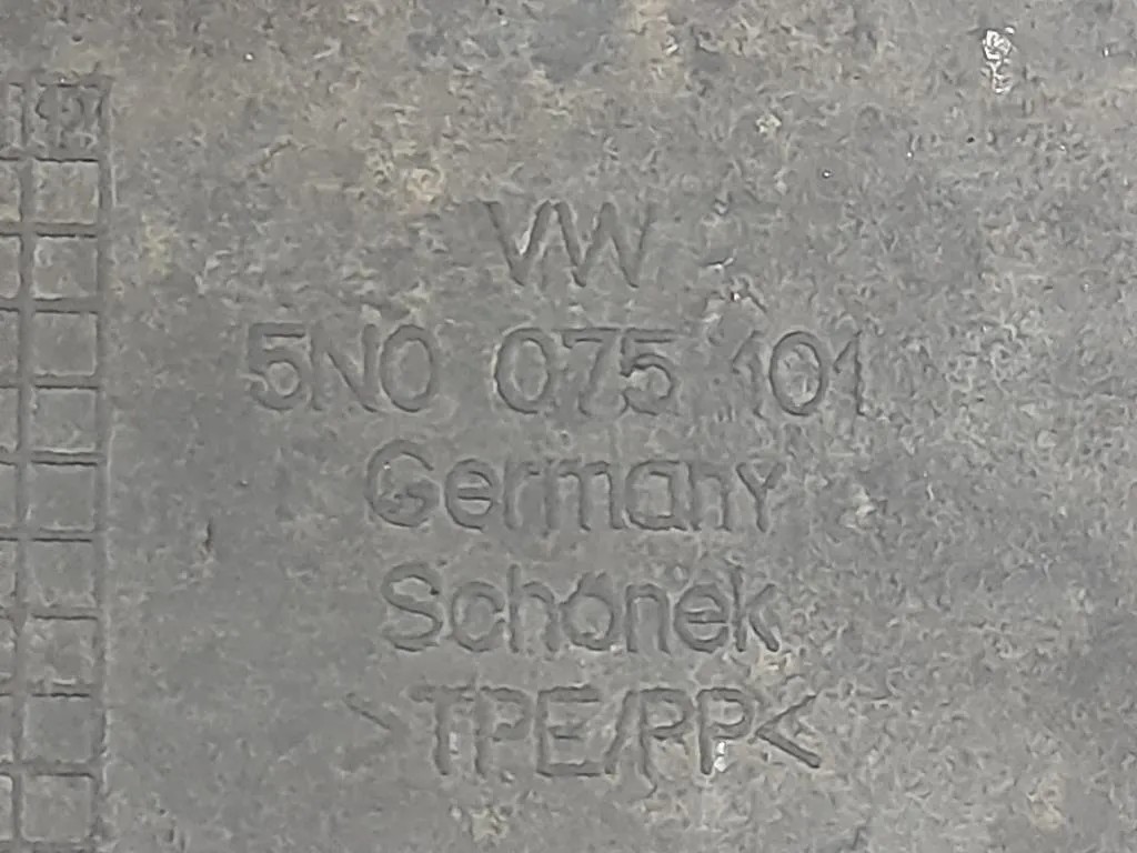 Paraspruzzi Parafango POST SX 5N0075101 Volkswagen Tiguan I 2008